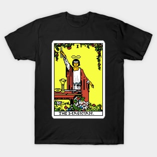 Pixel Tarot Card - The Magician T-Shirt